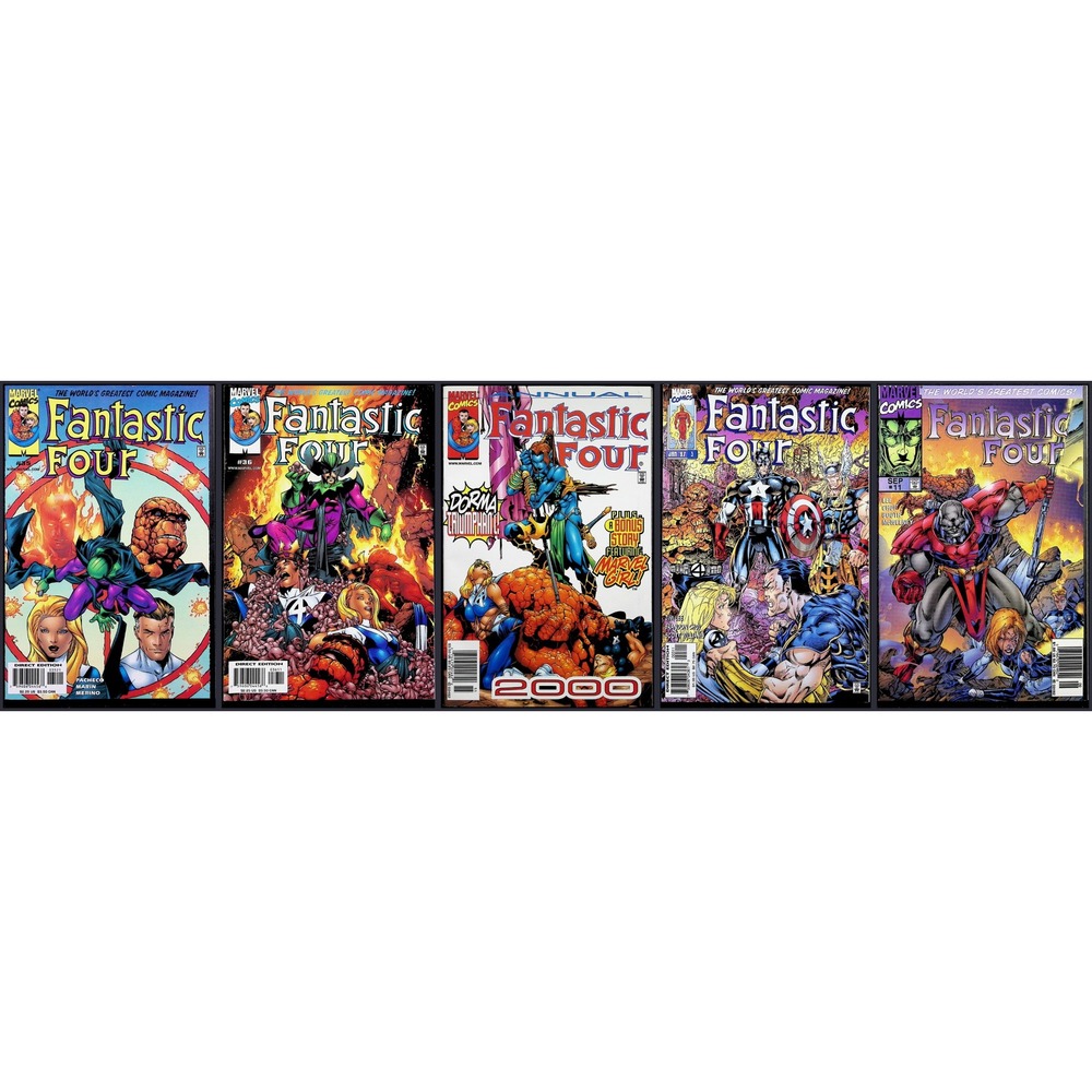 Fantastic Four #3 11 35 36 Annual 2000 Marvel Comics 5x Comic Lot Newsstand